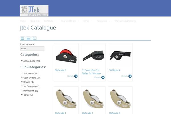 Site using Ultimate Product Catalog Plugin plugin