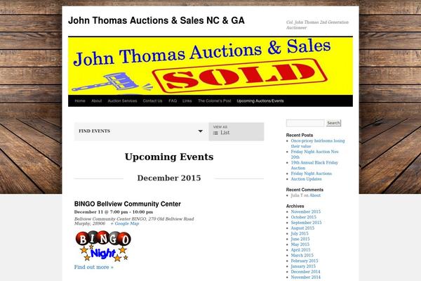 WordPress website example screenshot