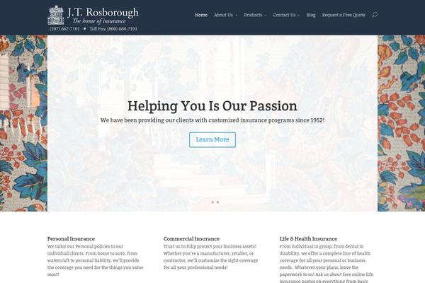 WordPress website example screenshot