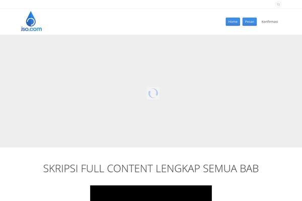 WordPress website example screenshot