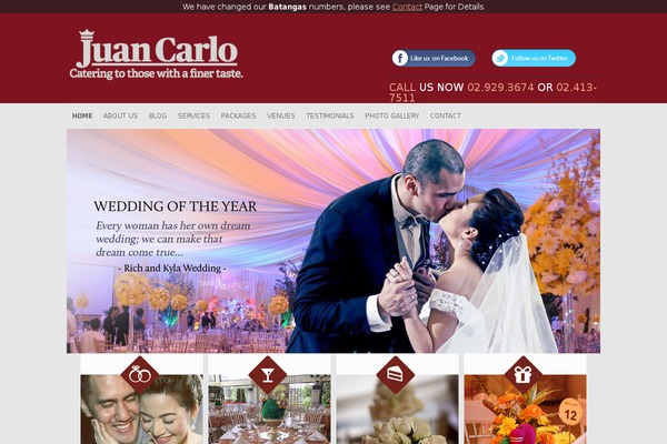 juancarlothecaterer.com site used Juan-carlo