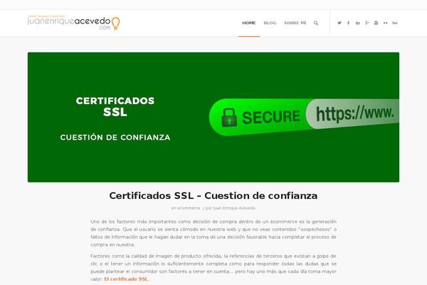 WordPress website example screenshot