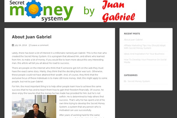 WordPress website example screenshot