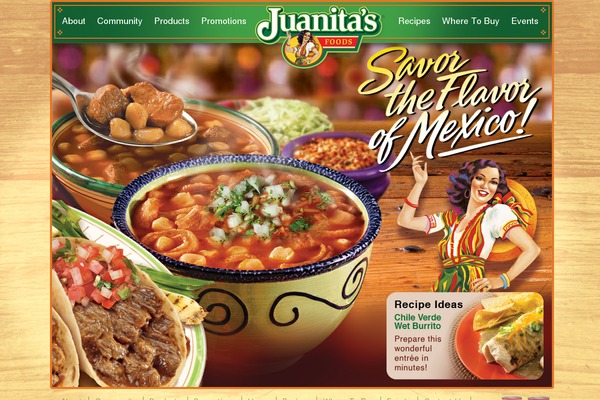 juanitasfoods.com site used Juanitasfoods