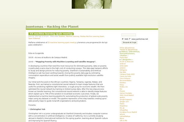 WordPress website example screenshot