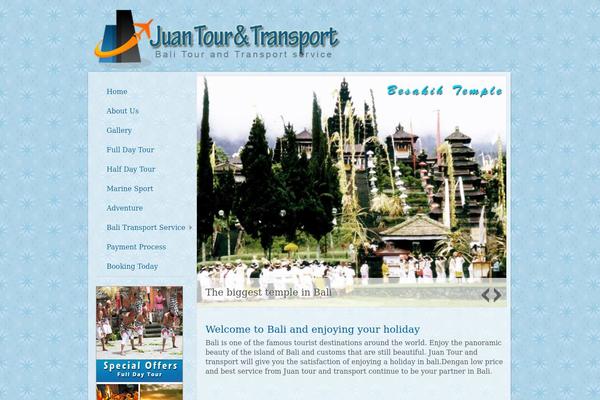 Vacationrental theme site design template sample