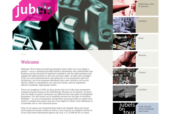 WordPress website example screenshot
