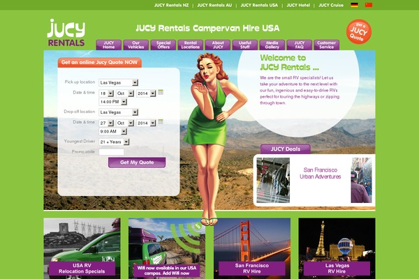 WordPress website example screenshot