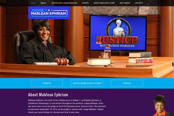 WordPress website example screenshot
