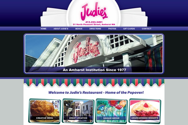judiesrestaurant.com site used Judies_theme