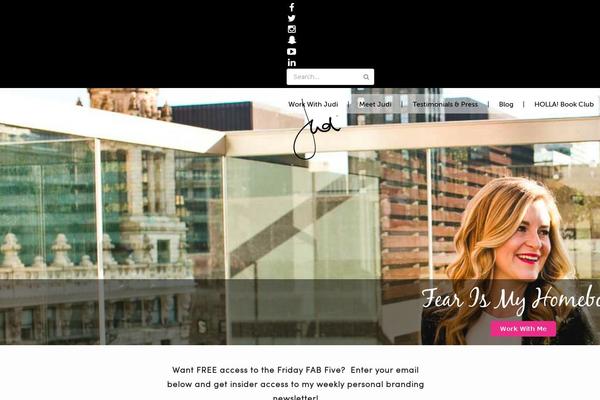 WordPress website example screenshot
