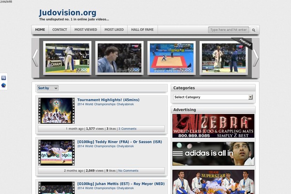 judovision.org site used Wp Tube 2