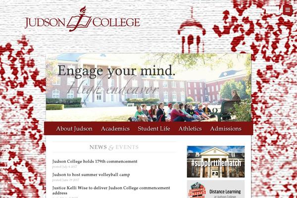 judson.edu site used Judson