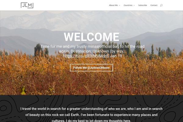 Divi theme site design template sample