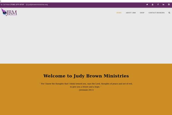 judybrownministries.org site used Judybrownministries