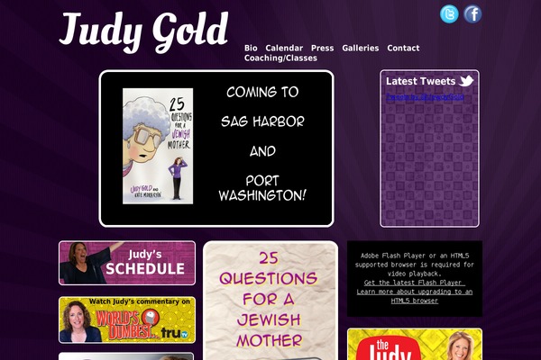 judygold.com site used Judy-gold