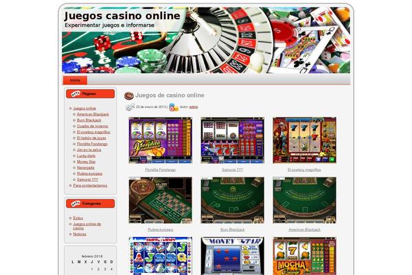 WordPress website example screenshot