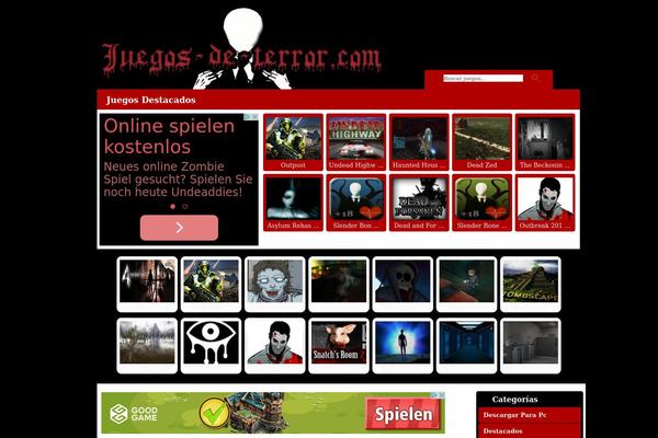 Flash Gamer theme site design template sample