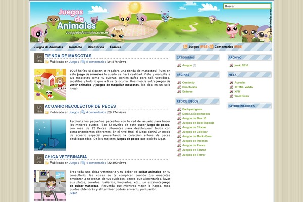 juegosdeanimales.com.es site used Animales