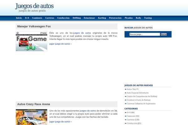 WordPress website example screenshot