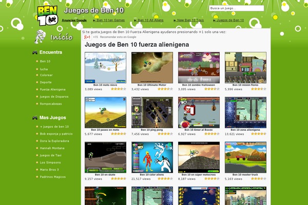 juegosdeben10fuerzaalienigena.com site used Juegosall