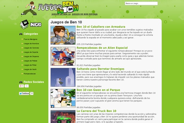 Juegos-all theme site design template sample