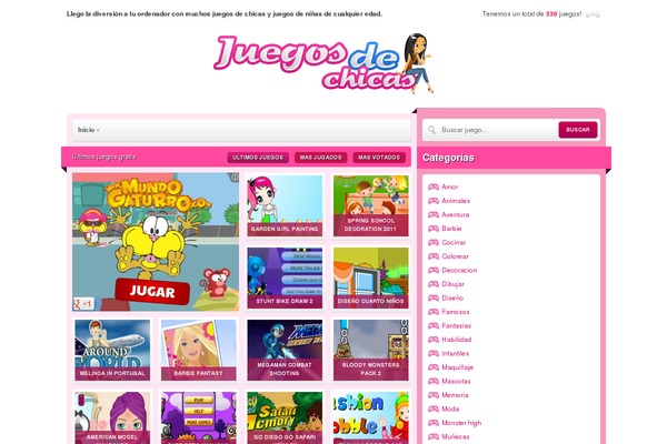 juegosdechicas.net.co site used Megaspace