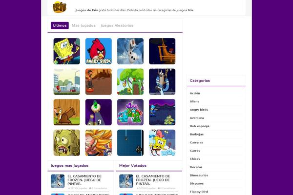 juegosdefriv.com.ve site used Minigames