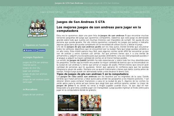 juegosdegtasanandreas.org site used Themegamekids
