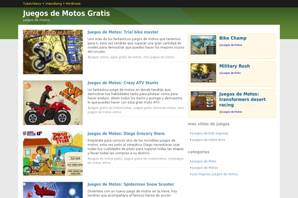 juegosdemotos.mx site used Juegos-multinichos