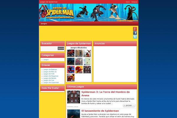 juegosdespiderman.es site used Multicolors_theme