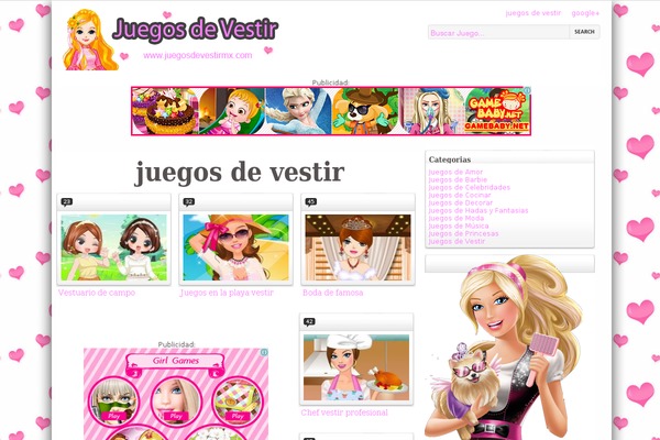 juegosdevestirmx.com site used Juegosdevestir