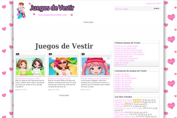 juegosdevestirpe.com site used Juegosdevestir