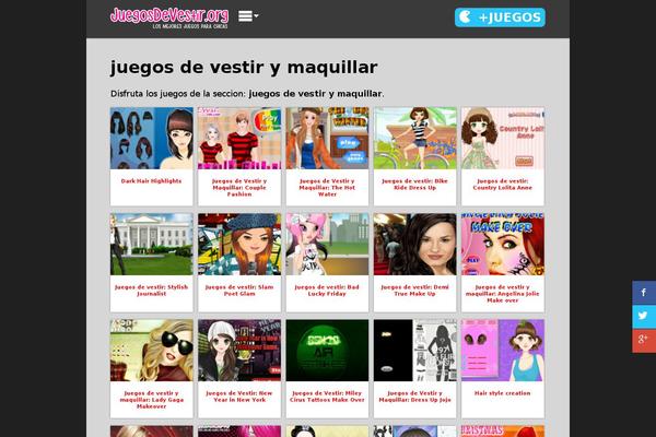 juegosdevestirymaquillar.mx site used Recetaswp-for-flash-games