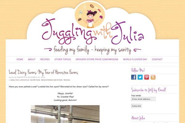 jugglingwithjulia.com site used Brunch-pro