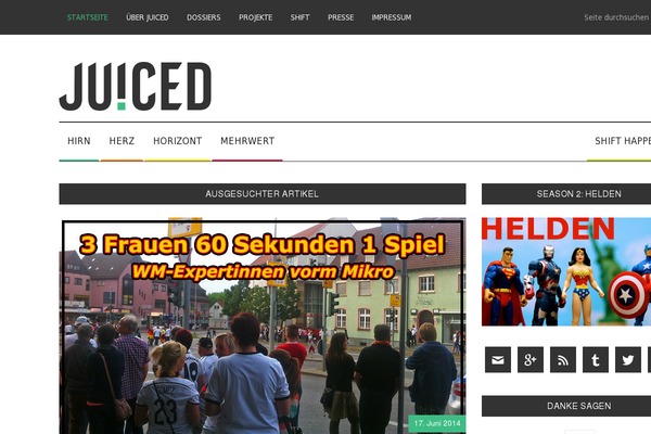 juiced.de site used Accent-pro