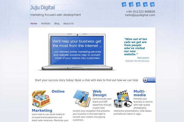 jujuhq.com site used Headway