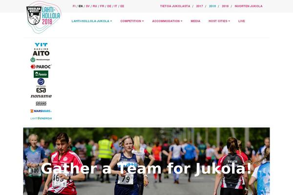 jukola.com site used Jukolatheme