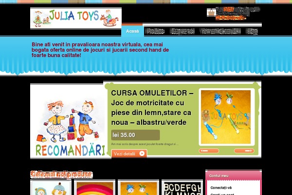 julia-toys.ro site used Kidzstore