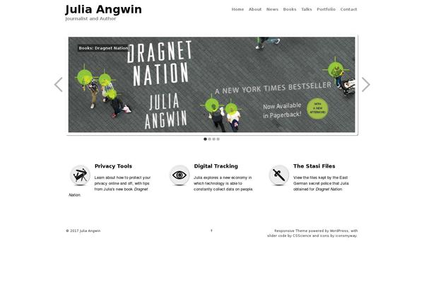 juliaangwin.com site used Responsive-child-theme