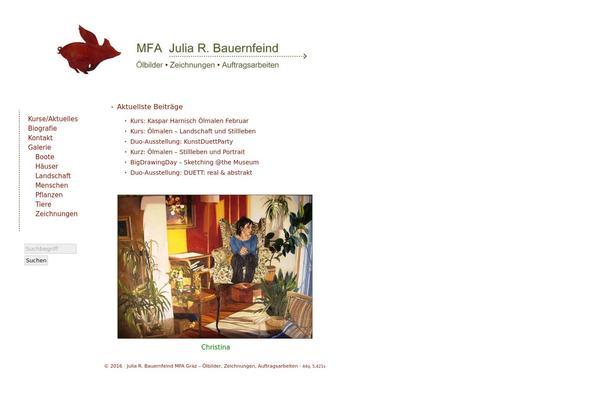 juliabauernfeind.com site used Wpbasis-html5-jb
