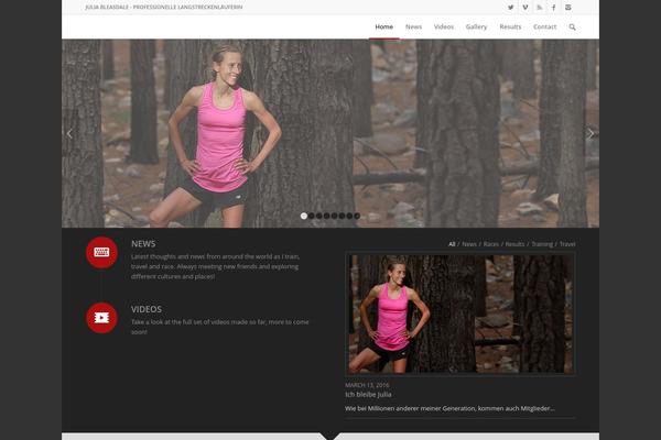 Enfold theme site design template sample