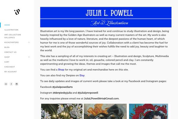 WordPress website example screenshot