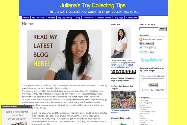 julianaheng.com site used Super-adsense