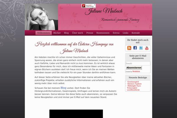 juliane-maibach.com site used Wordpresshomepageaktuell