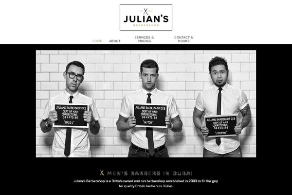 julianhairdressingdubai.com site used Julian