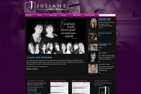 julianshair.com site used Styled