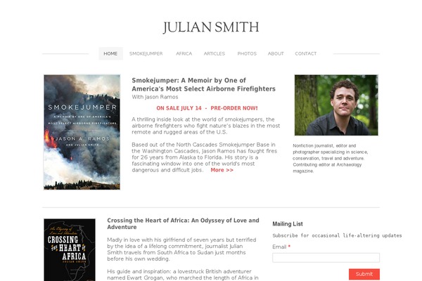 juliansmith.com site used Juliansmith