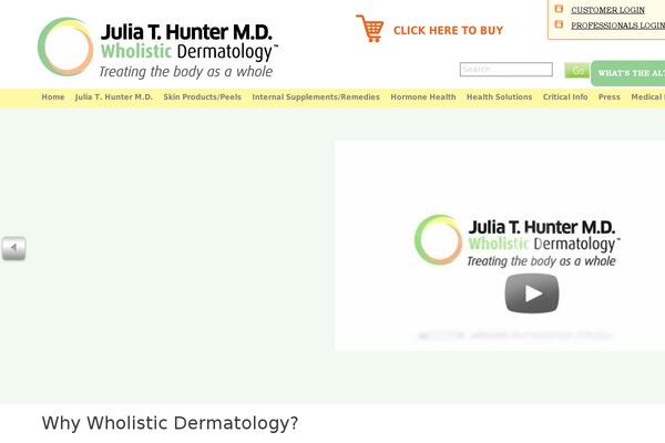 juliathuntermd.com site used Wholistic_dermatology