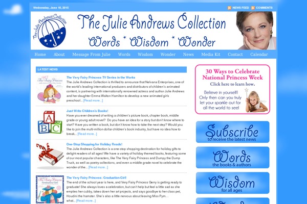 julieandrewscollection.com site used Julieandrews